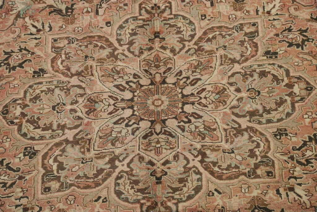 Geometric Heriz Persian Area Rug 8x11