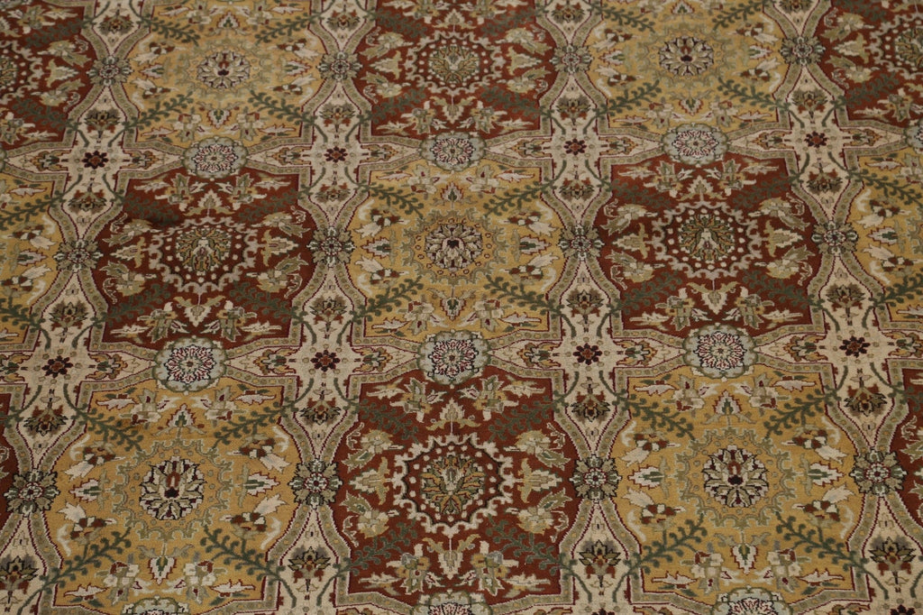 100% Vegetable Dye Large Agra Oriental Area Rug 12x18