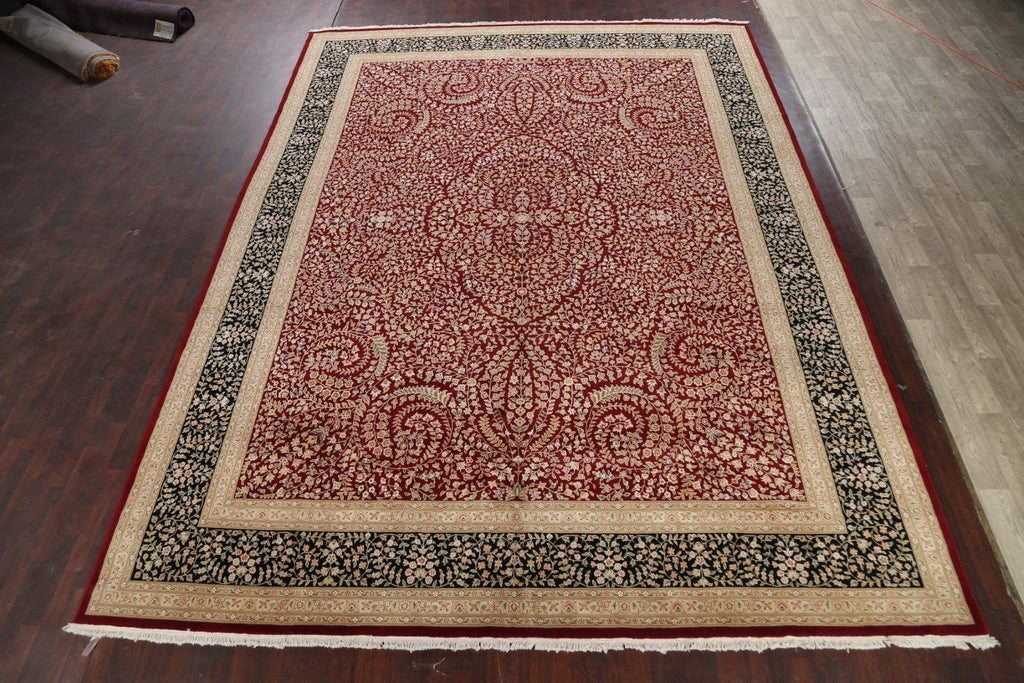 Fine 100% Vegetable Dye Aubusson Oriental Area Rug 12x16