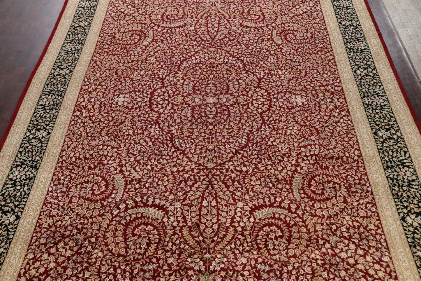 Fine 100% Vegetable Dye Aubusson Oriental Area Rug 12x16