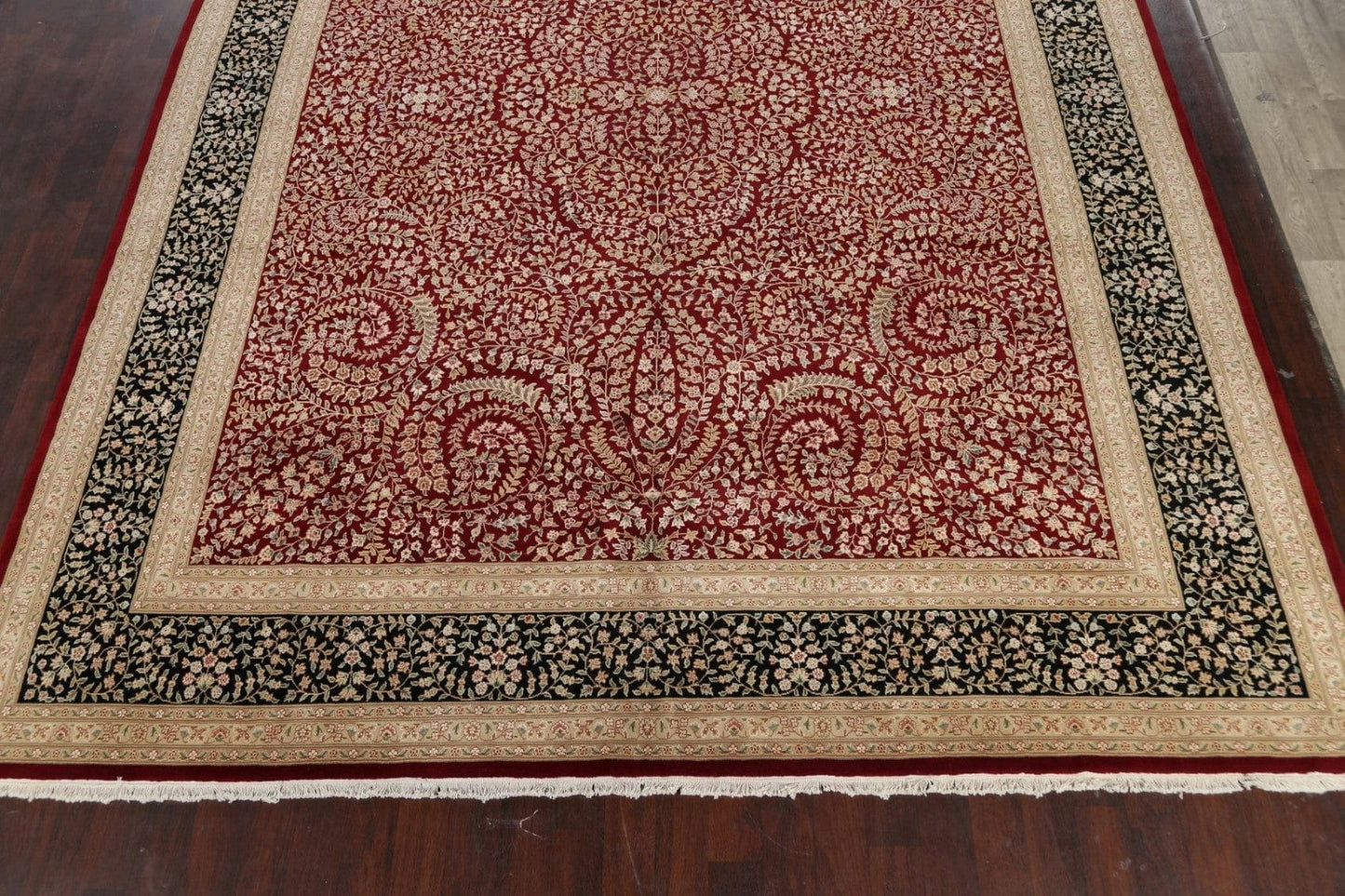 Fine 100% Vegetable Dye Aubusson Oriental Area Rug 12x16