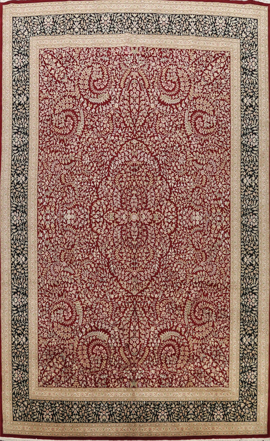 Fine 100% Vegetable Dye Aubusson Oriental Area Rug 12x16