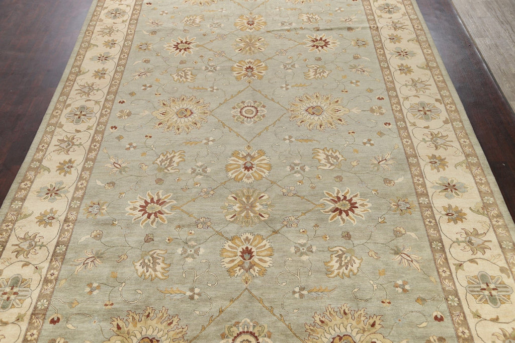 100% Vegetable Dye Peshawar Chobi Oriental Area Rug 12x18