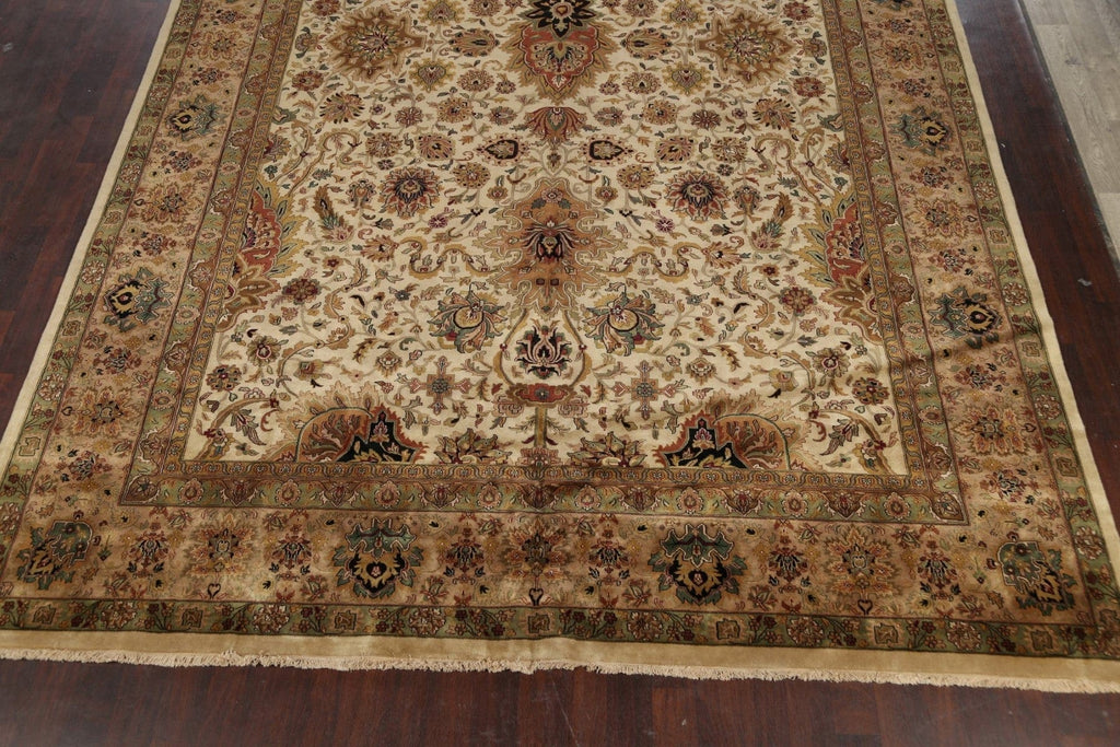 Fine 100% Vegetable Dye Agra Oriental Area Rug 12x18