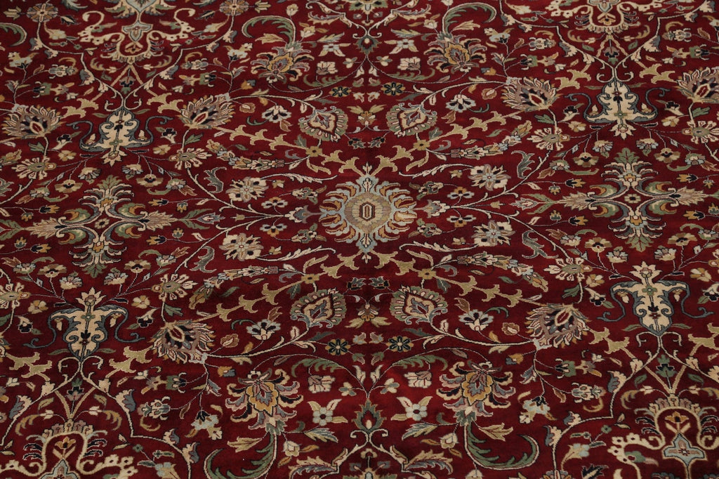 100% Vegetable Dye Large Sarouk Oriental Area Rug 12x18