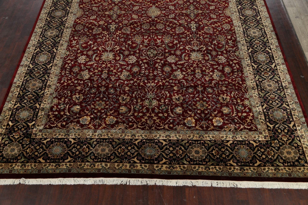 100% Vegetable Dye Large Sarouk Oriental Area Rug 12x18