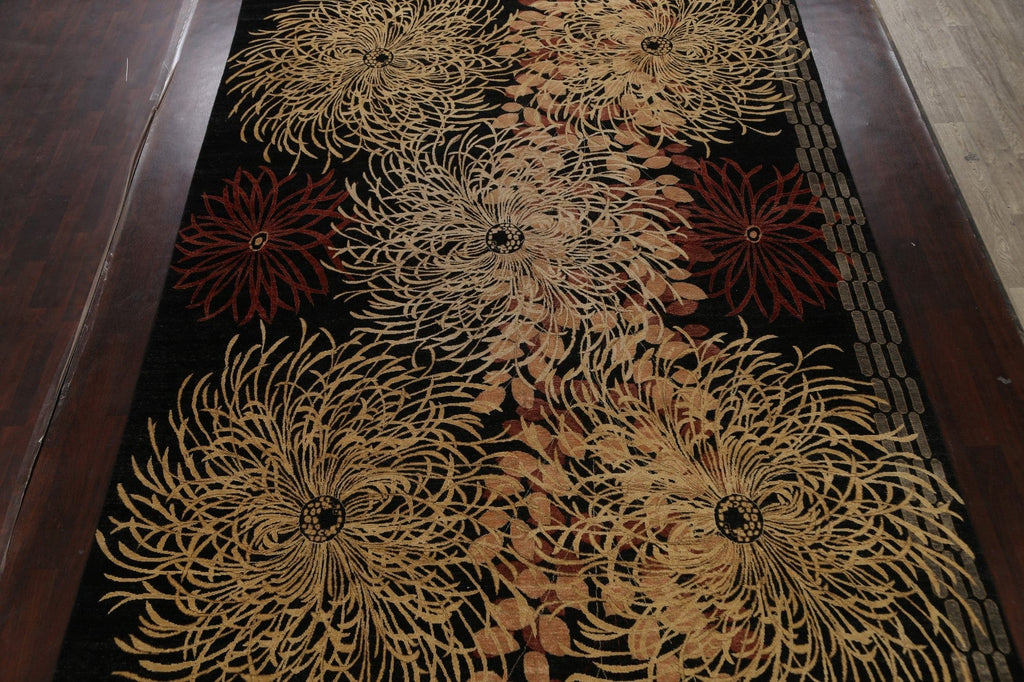 Floral Modern Oriental Area Rug 10x14