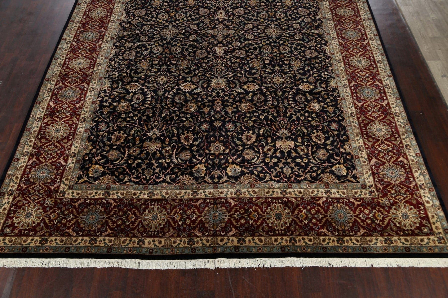 100% Vegetable Dye Floral Aubusson Oriental Area Rug 12x18