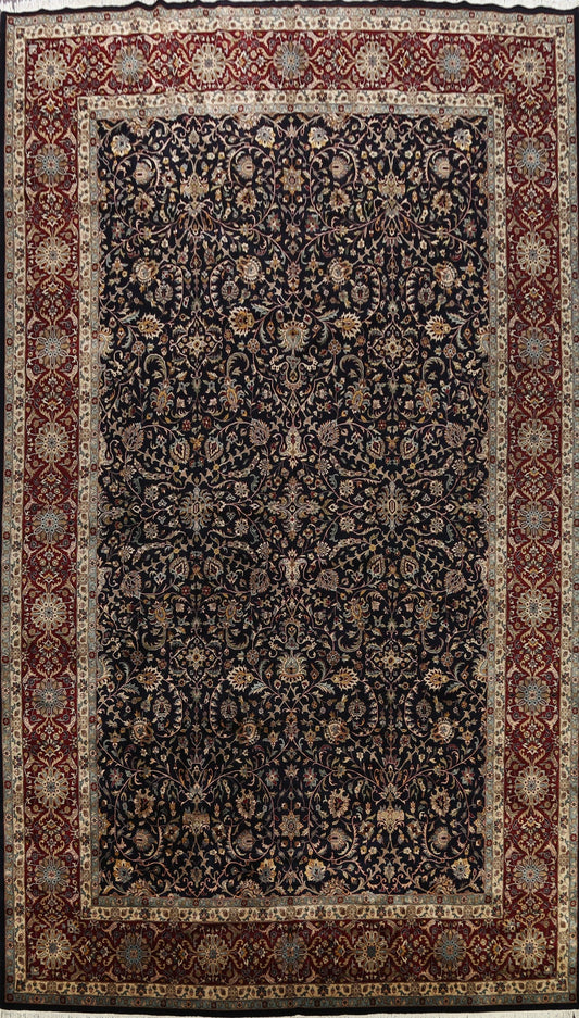 100% Vegetable Dye Floral Aubusson Oriental Area Rug 12x18