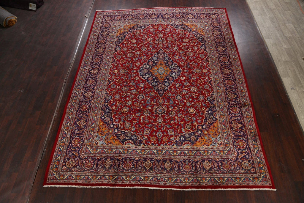 Traditional Floral Mashad Persian Area Rug 10x13