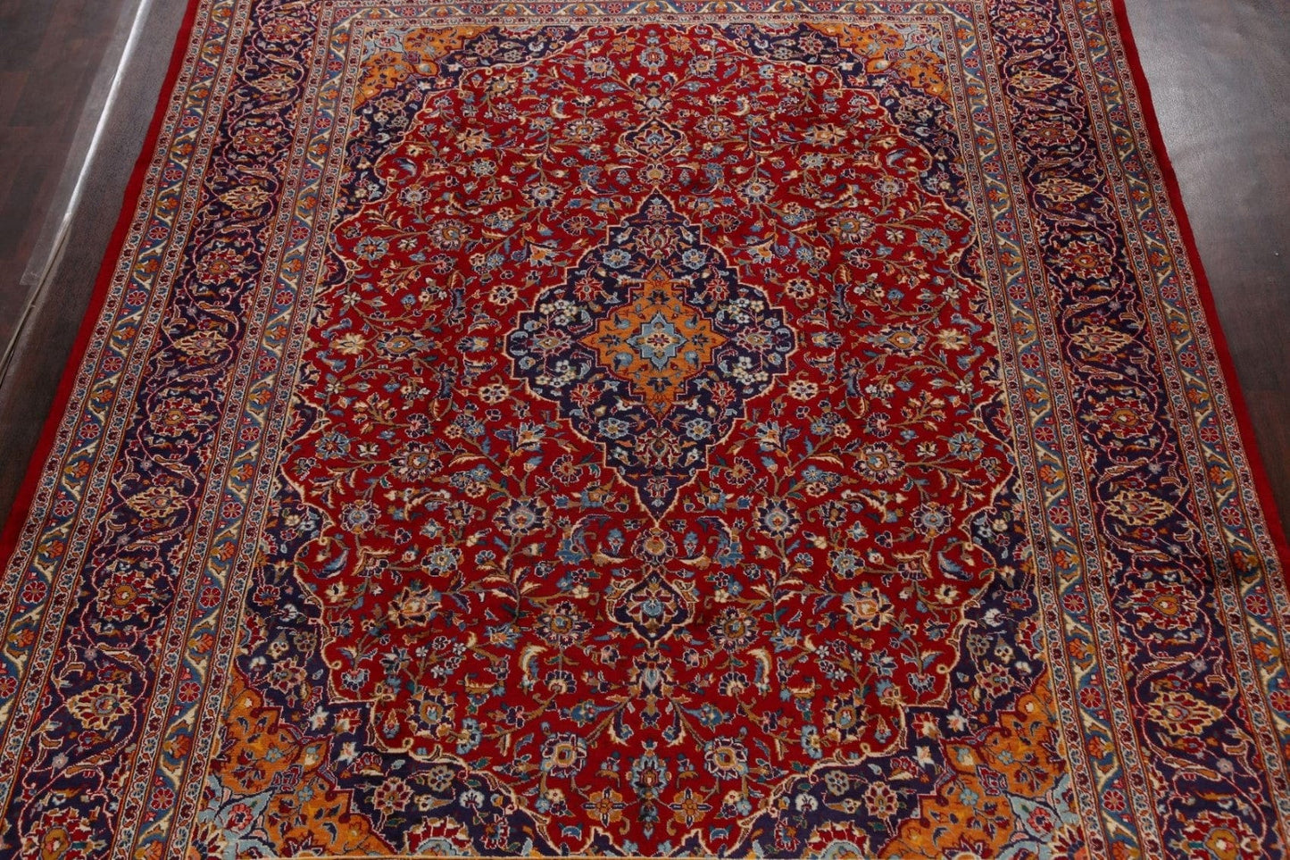 Traditional Floral Mashad Persian Area Rug 10x13