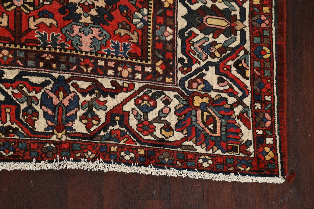 Antique 100% Vegetable Dye Bakhtiari Persian Area Rug 9x10