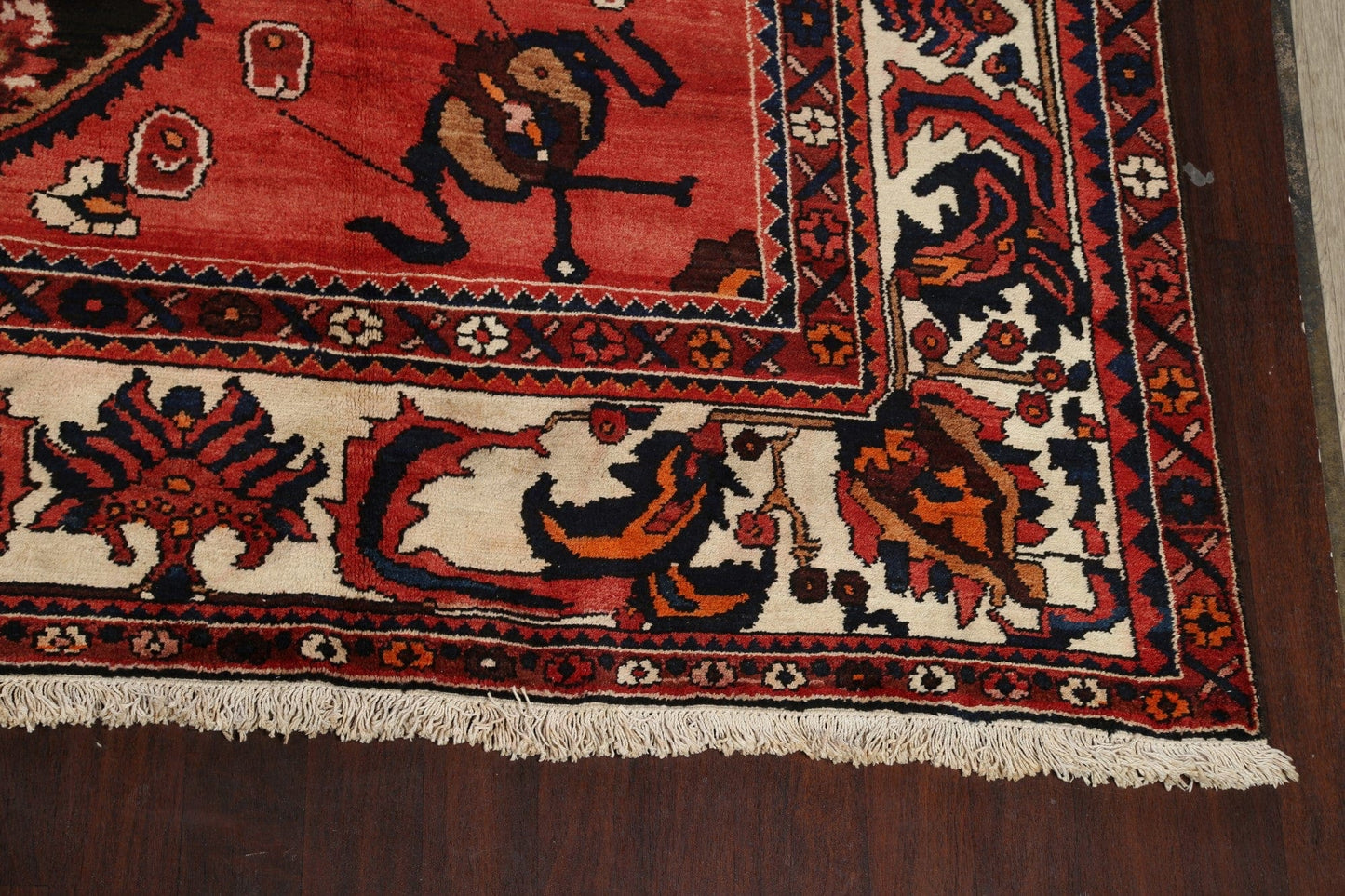 100% Vegetable Dye Bakhtiari Persian Area Rug 11x14