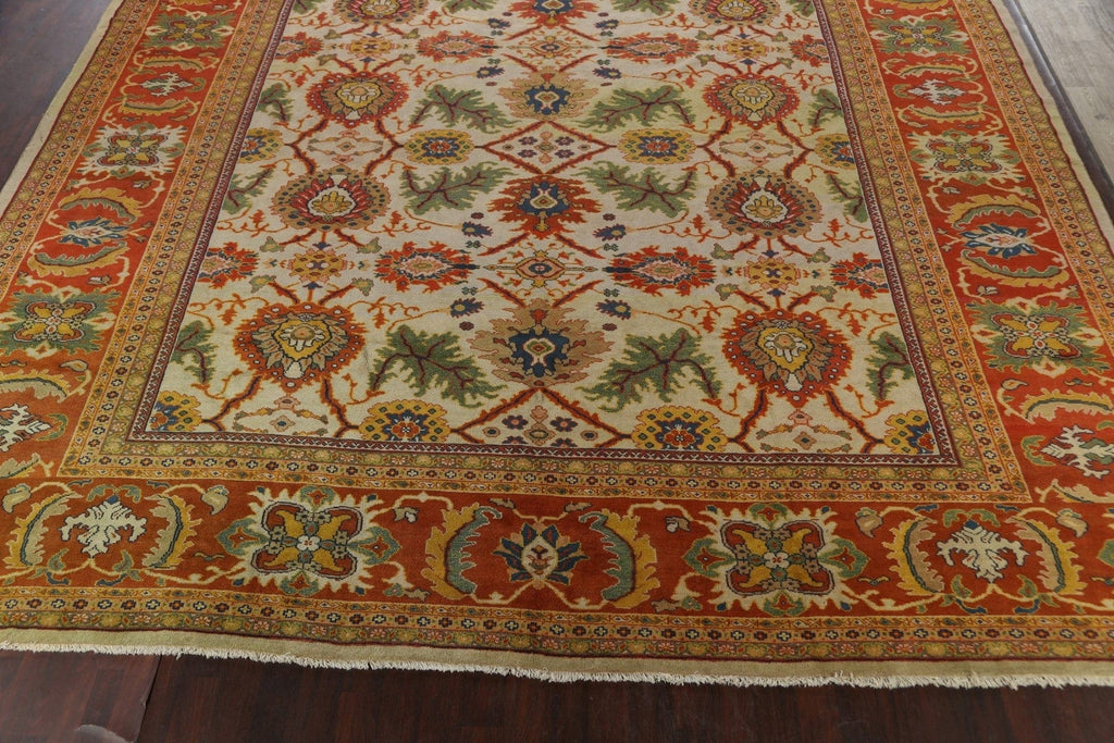 100% Vegetable Dye Square Oushak Oriental Area Rug 17x17