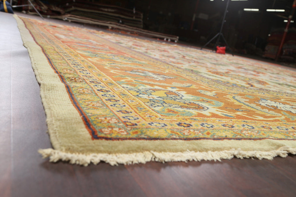 100% Vegetable Dye Square Oushak Oriental Area Rug 17x17