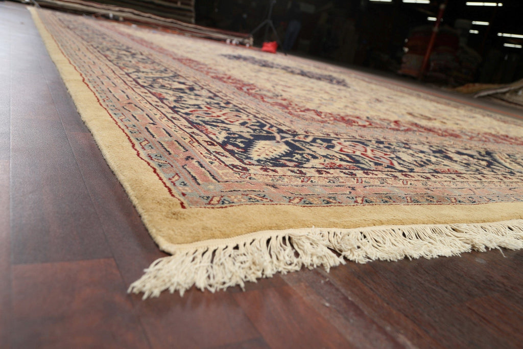 Large 100% Vegetable Dye Sarouk Persian Area Rug 12x18