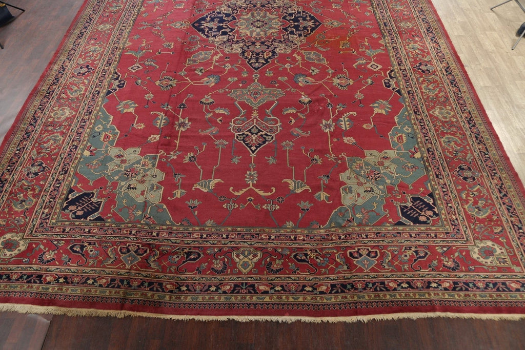 Antique Vegetable Dye Anatolian Oriental Area Rug 16x25