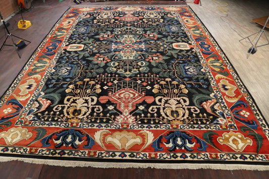 Madder Vegetable Dye Bakhtiari Persian Area Rug 18x24