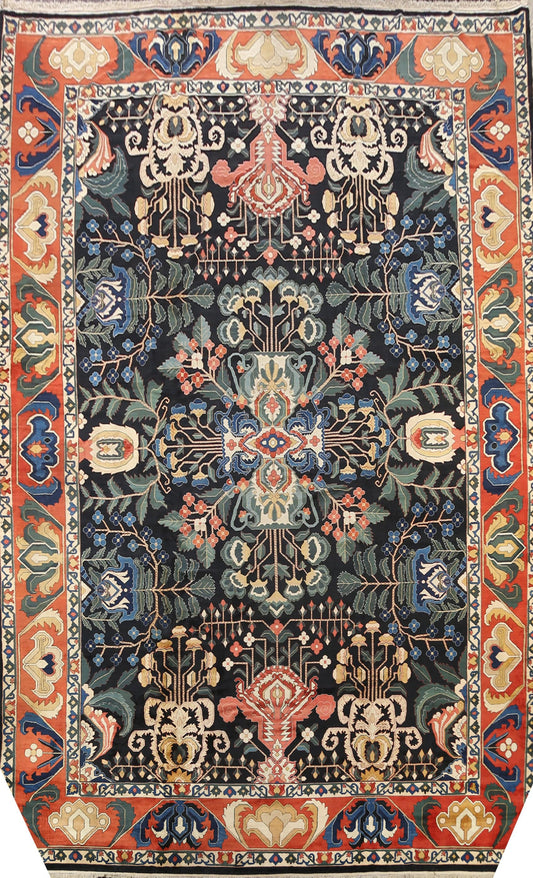 Madder Vegetable Dye Bakhtiari Persian Area Rug 18x24