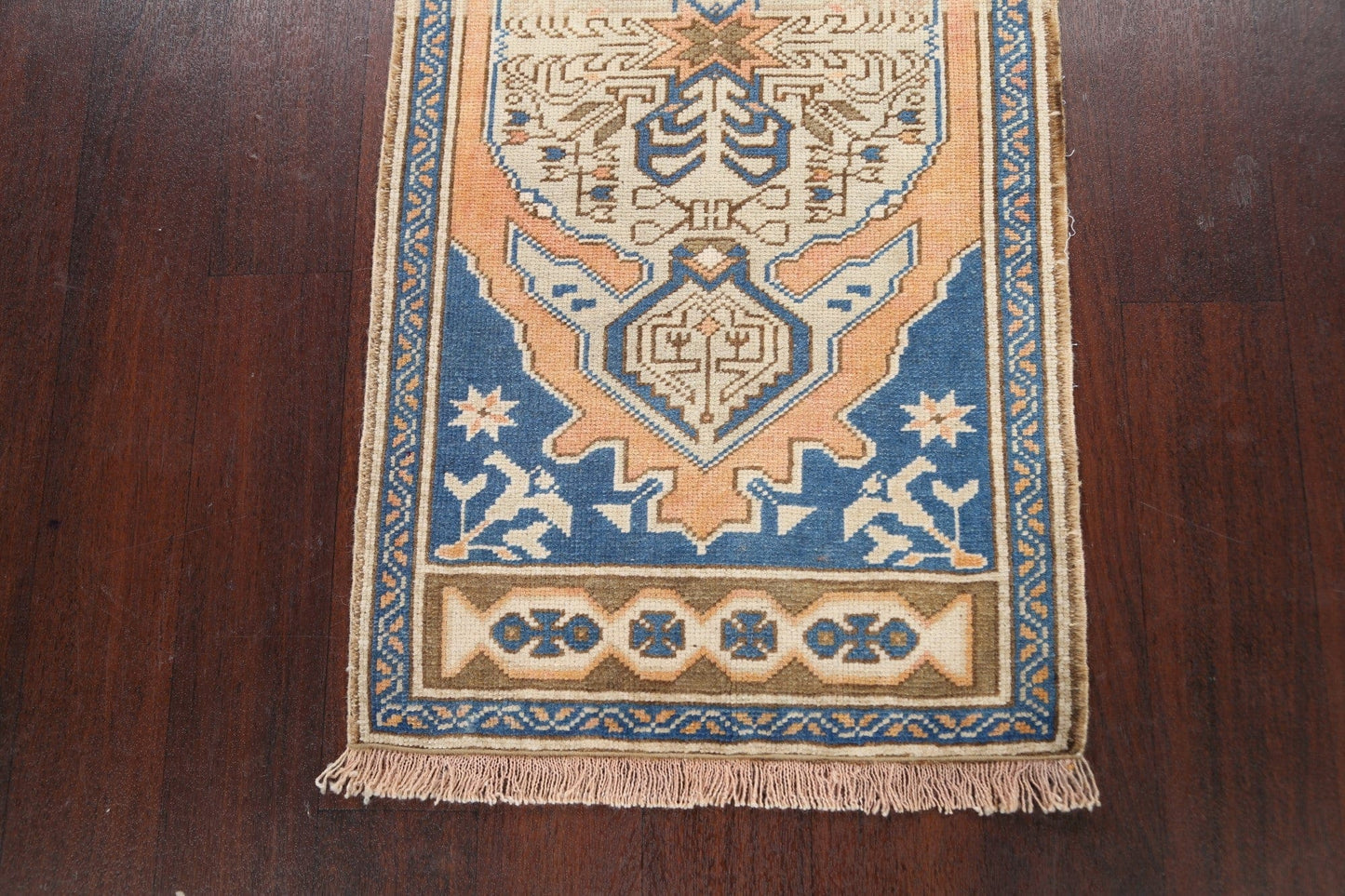 Set of 2 Geometric Oushak Oriental Area Rugs 2x4