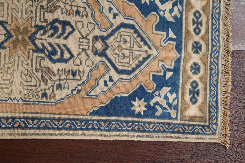 Geometric Anatolian Oriental Area Rug 2x4