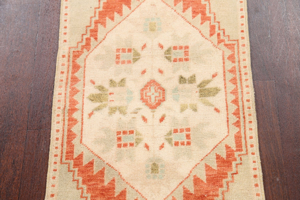 Geometric Oushak Oriental Area Rug 1x3