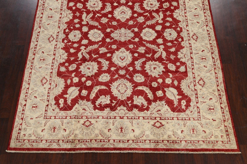 All-Over Floral Peshawar Oriental Area Rug 8x10