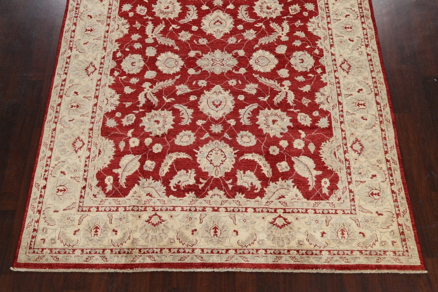 All-Over Floral Peshawar Oriental Area Rug 8x10