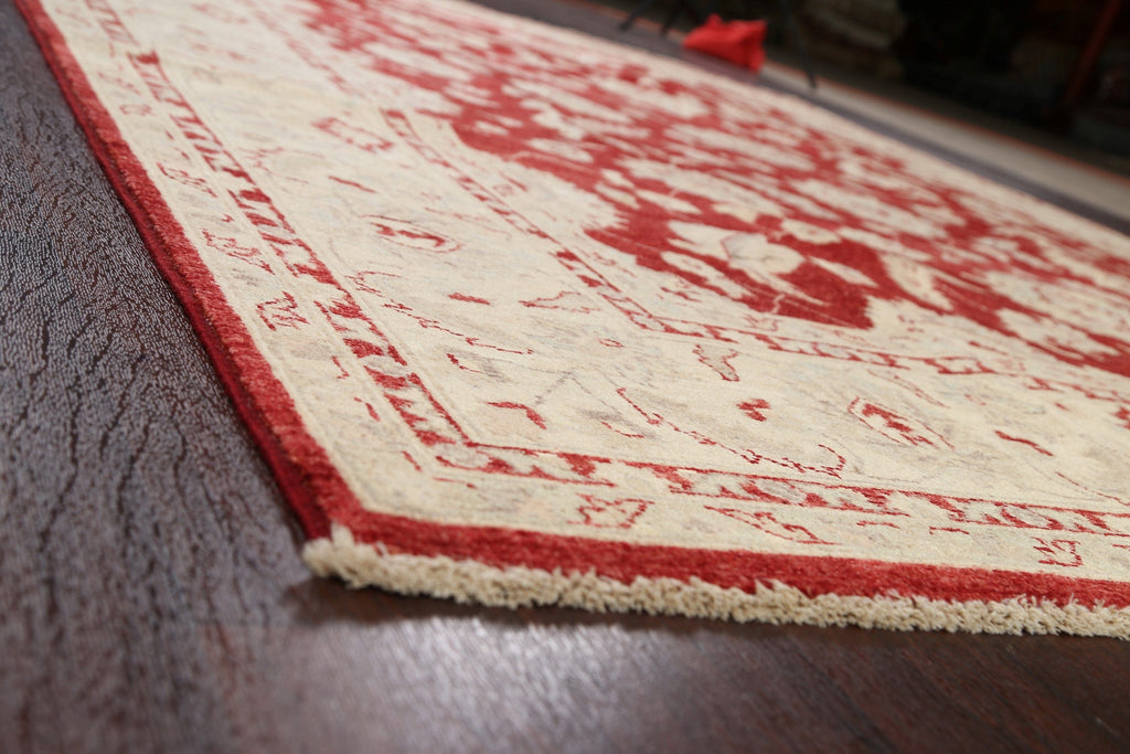 All-Over Floral Peshawar Oriental Area Rug 8x10