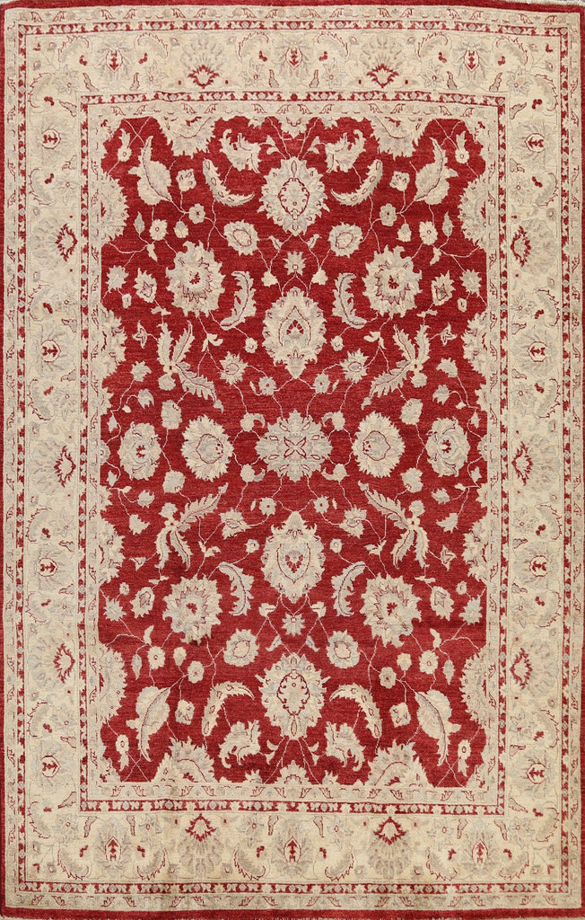 All-Over Floral Peshawar Oriental Area Rug 8x10