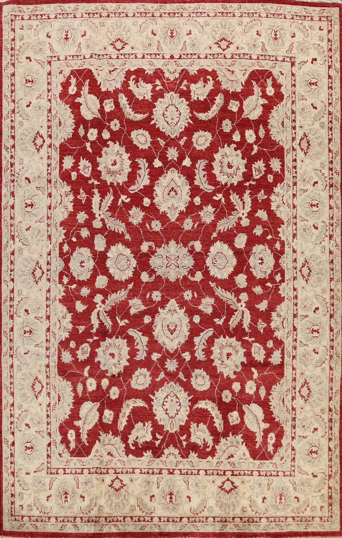 All-Over Floral Peshawar Oriental Area Rug 8x10