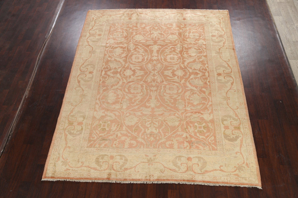 All-Over Floral Peshawar Oriental Area Rug 8x10