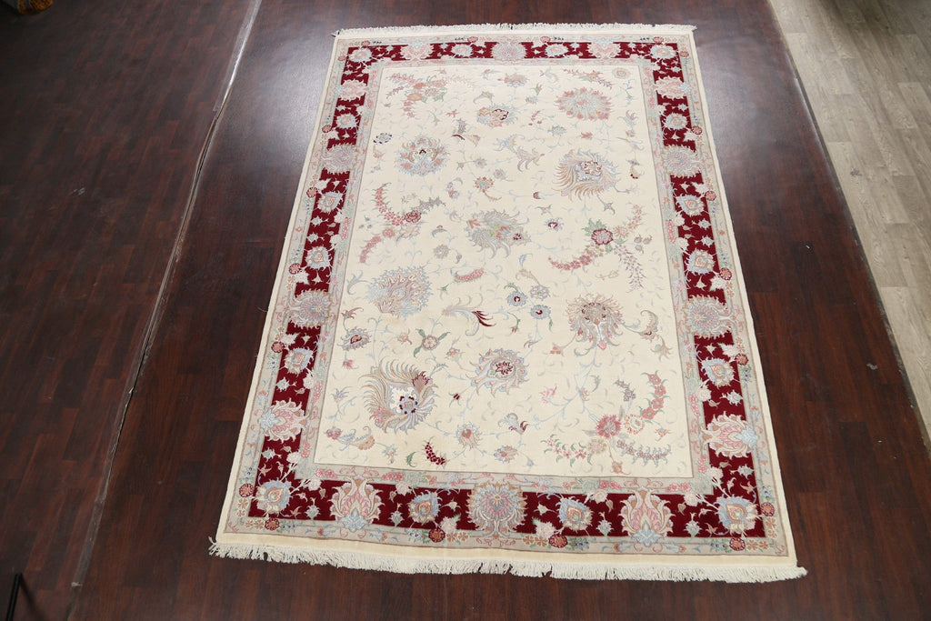 Floral Tabriz Persian Area Rug 8x11