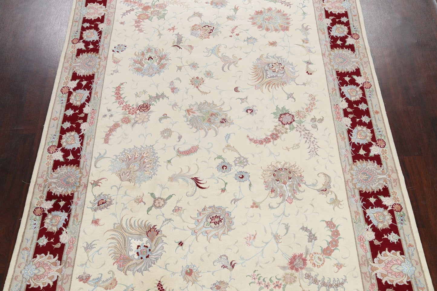 Floral Tabriz Persian Area Rug 8x11