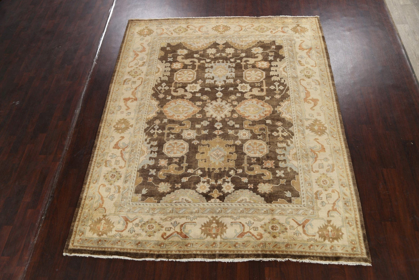 Geometric Oushak Oriental Area Rug 8x10