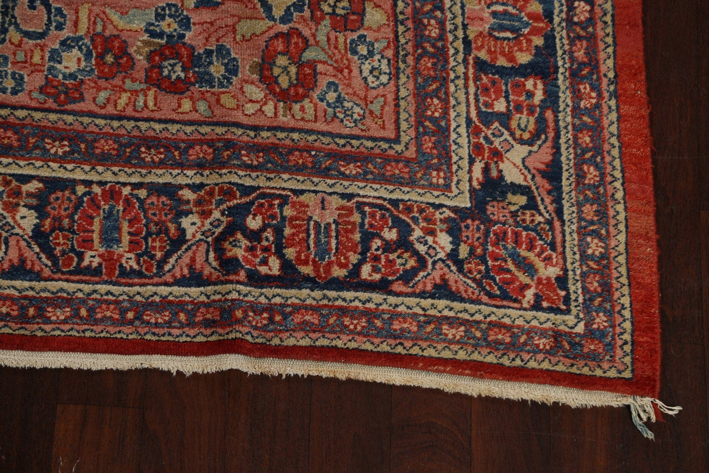 Antique Floral Mahal Persian Area Rug 8x11