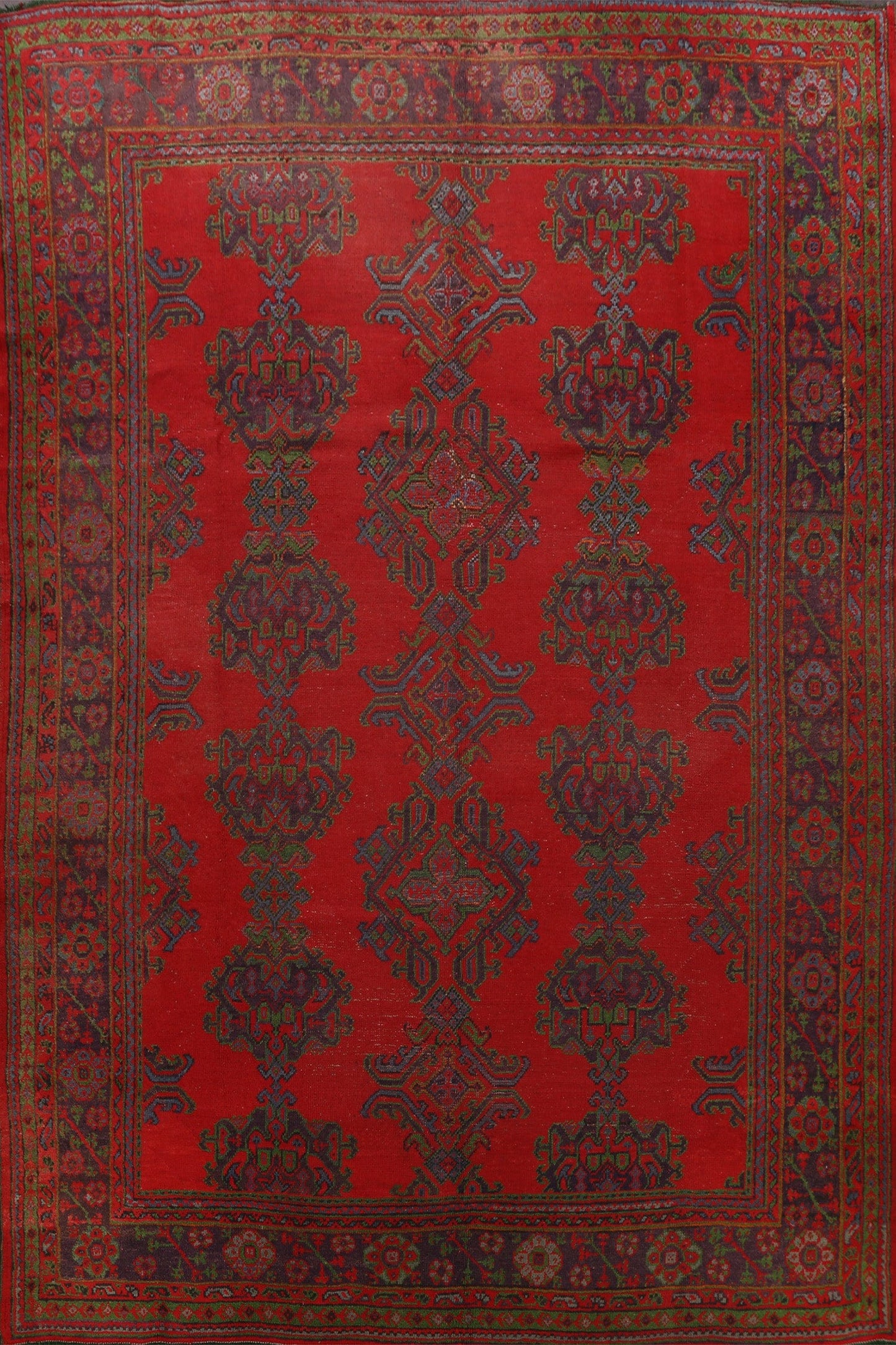 Geometric Oushak Oriental Area Rug 10x12