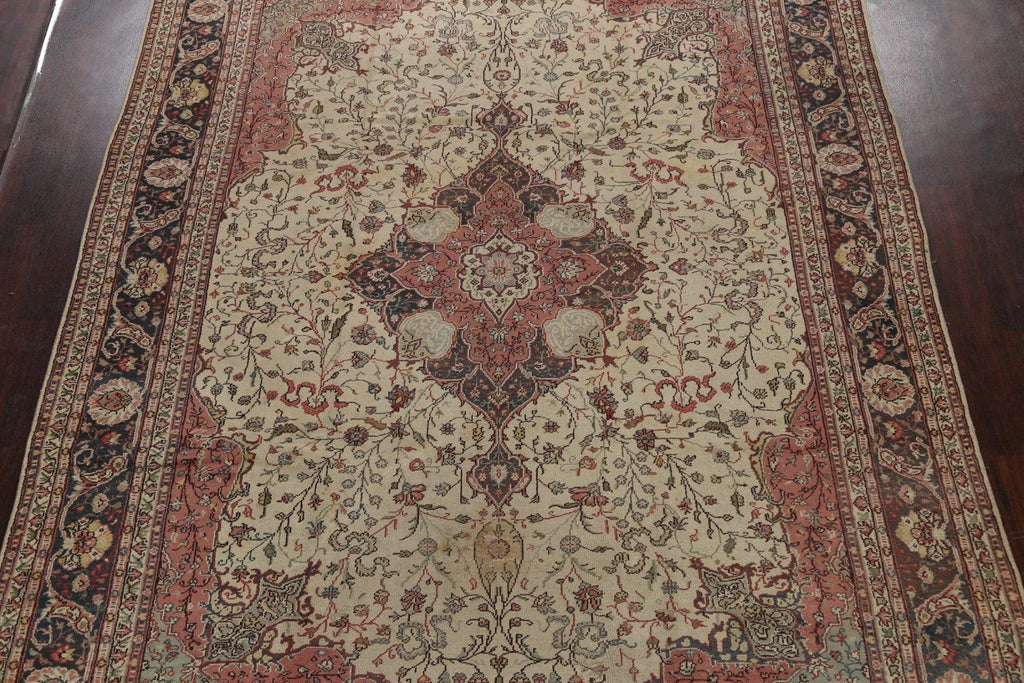 Antique 100% Vegetable Dye Oushak Oriental Area Rug 9x12