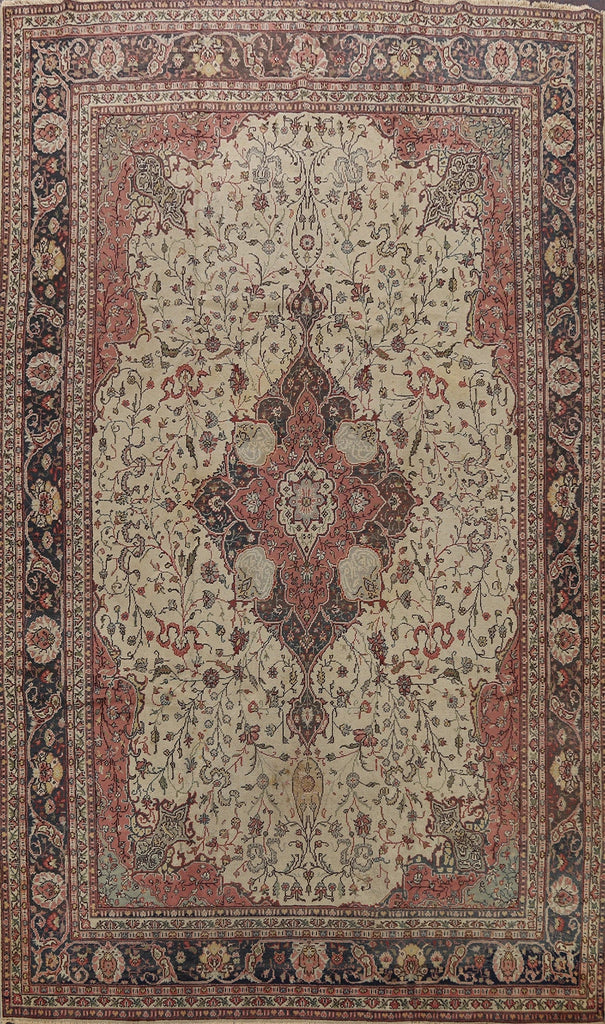 Antique 100% Vegetable Dye Oushak Oriental Area Rug 9x12