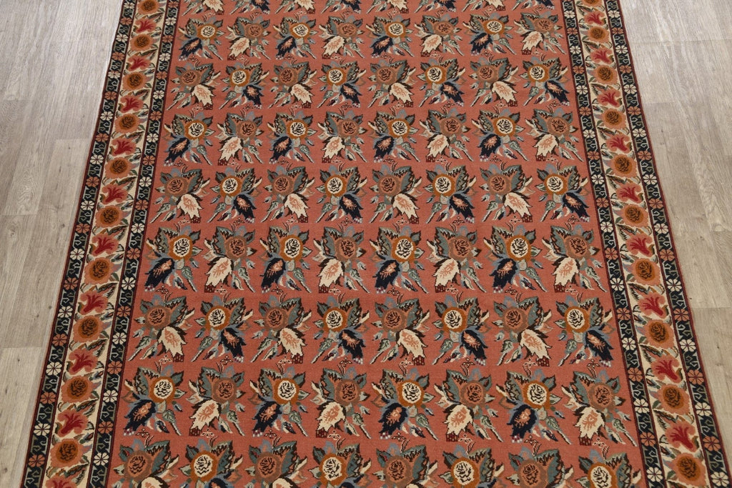 All-Over Floral Aubusson Oriental Area Rug 8x11