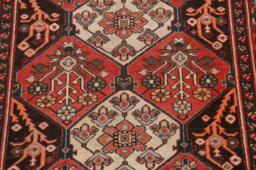 Geometric Bakhtiari Persian Area Rug 6x11