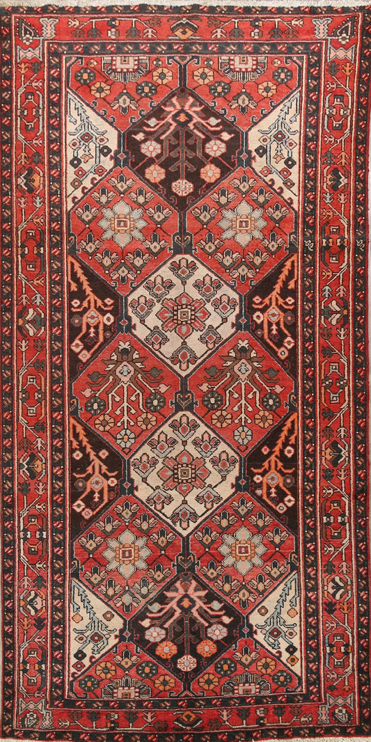 Geometric Bakhtiari Persian Area Rug 6x11