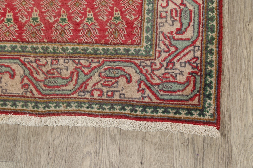 All-Over Tabriz Persian Runner Rug 3x11