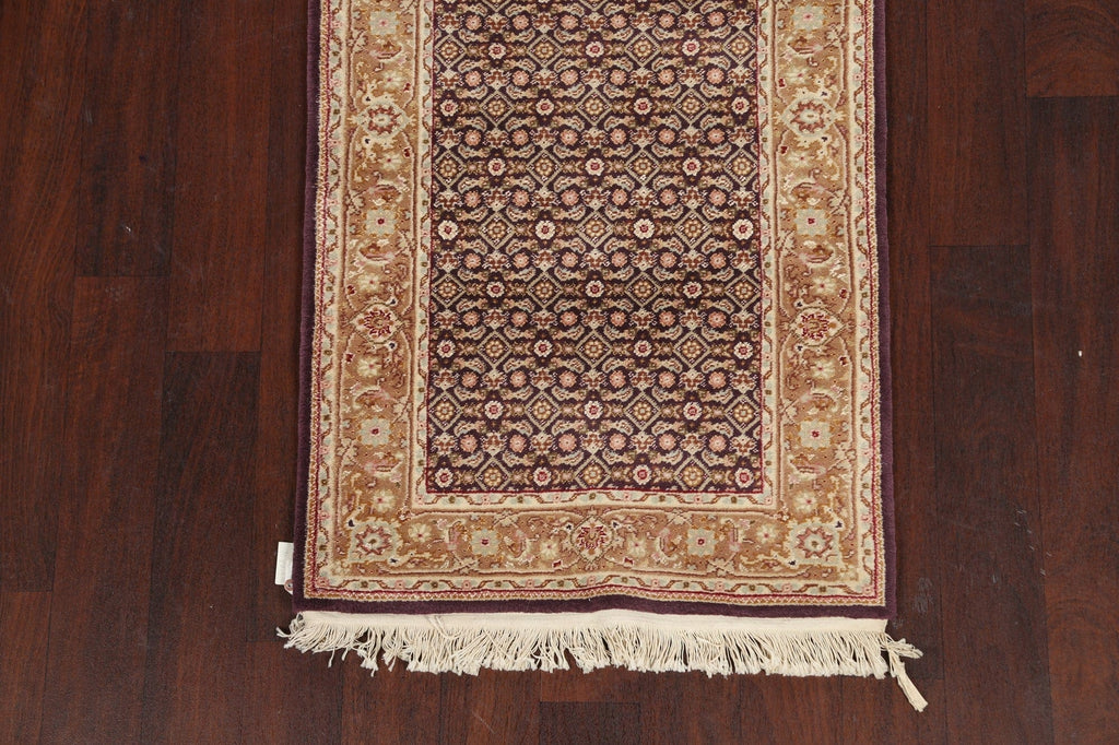 All-Over Tabriz Oriental Runner Rug 3x10