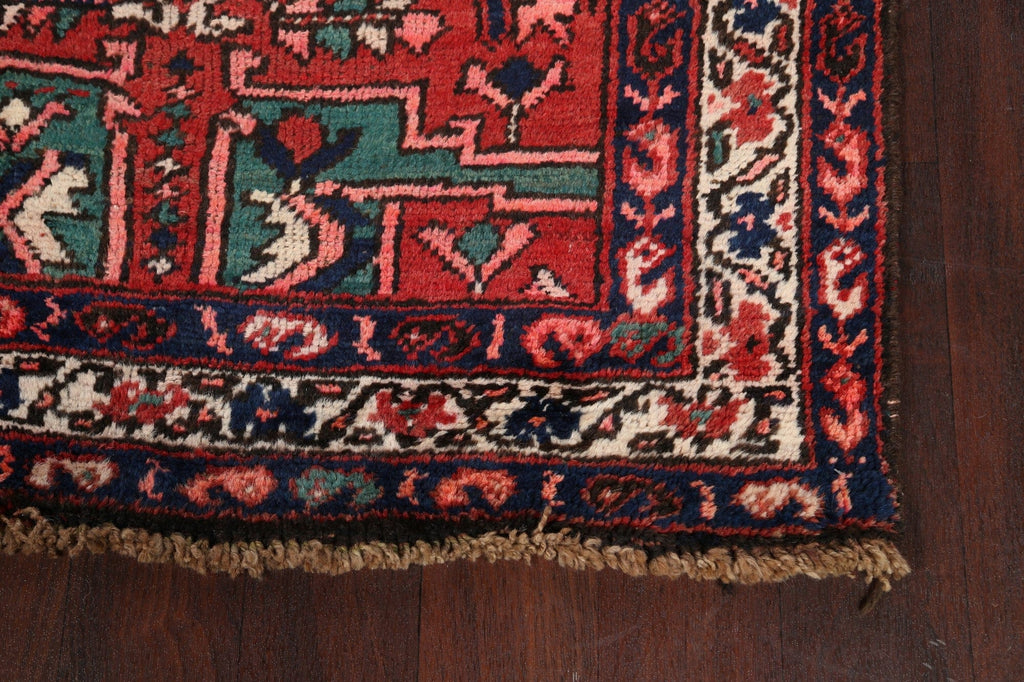 Pre-1900 Antique Heriz Bakhshayesh Persian Runner Rug 3x10