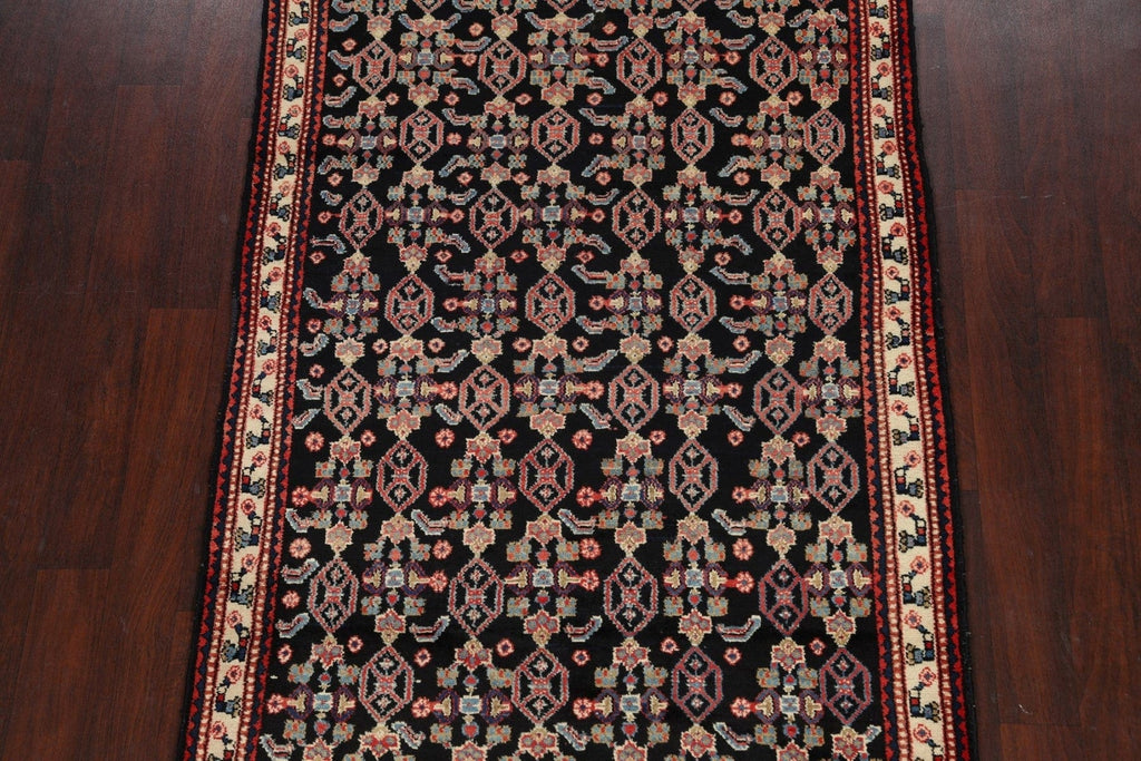 Vegetable Dye Geometric Malayer Persian Area Rug 4x7