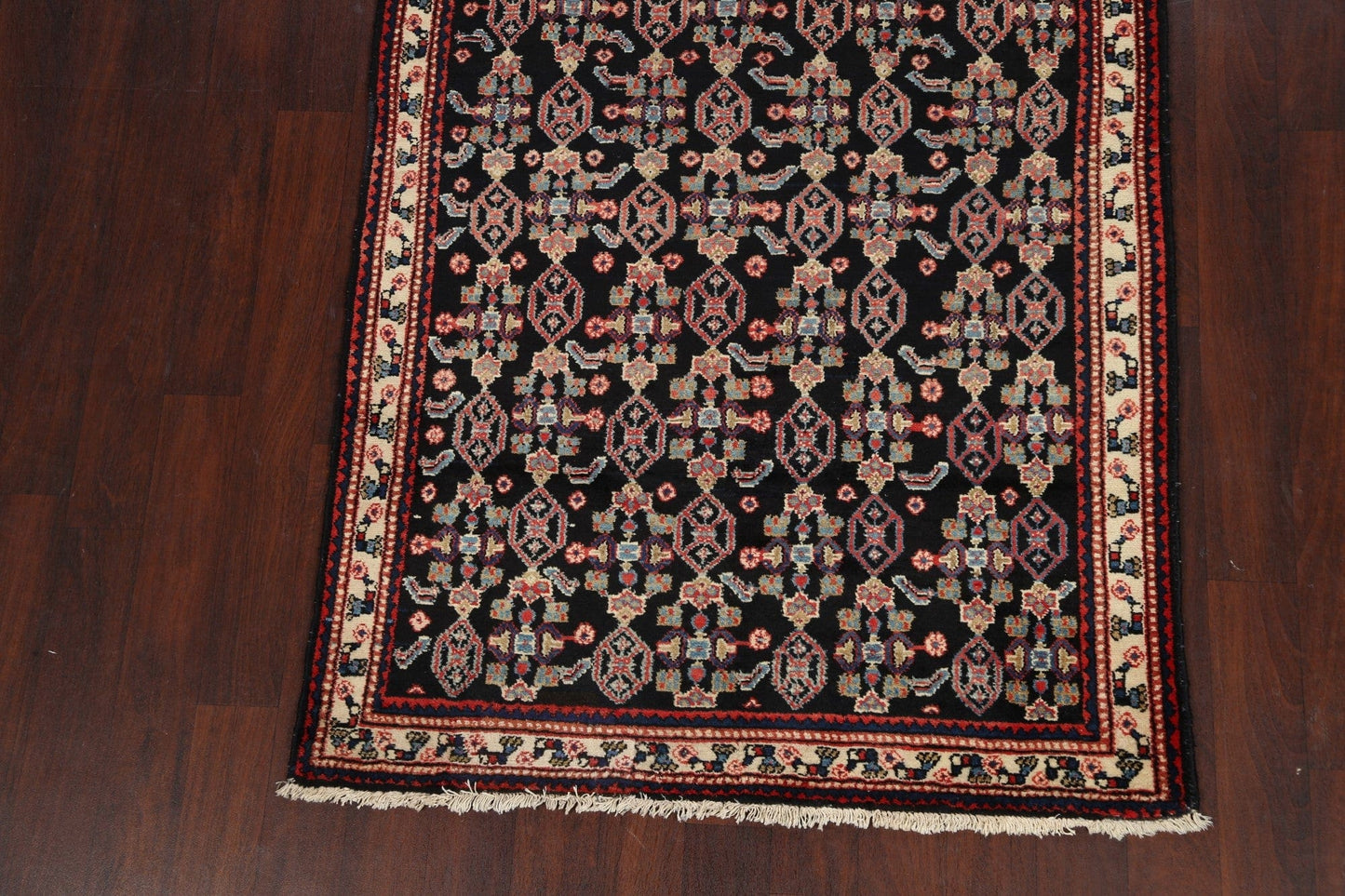 Vegetable Dye Geometric Malayer Persian Area Rug 4x7