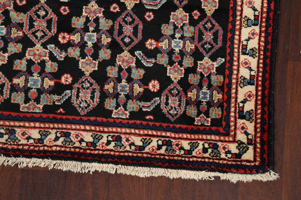 Vegetable Dye Geometric Malayer Persian Area Rug 4x7