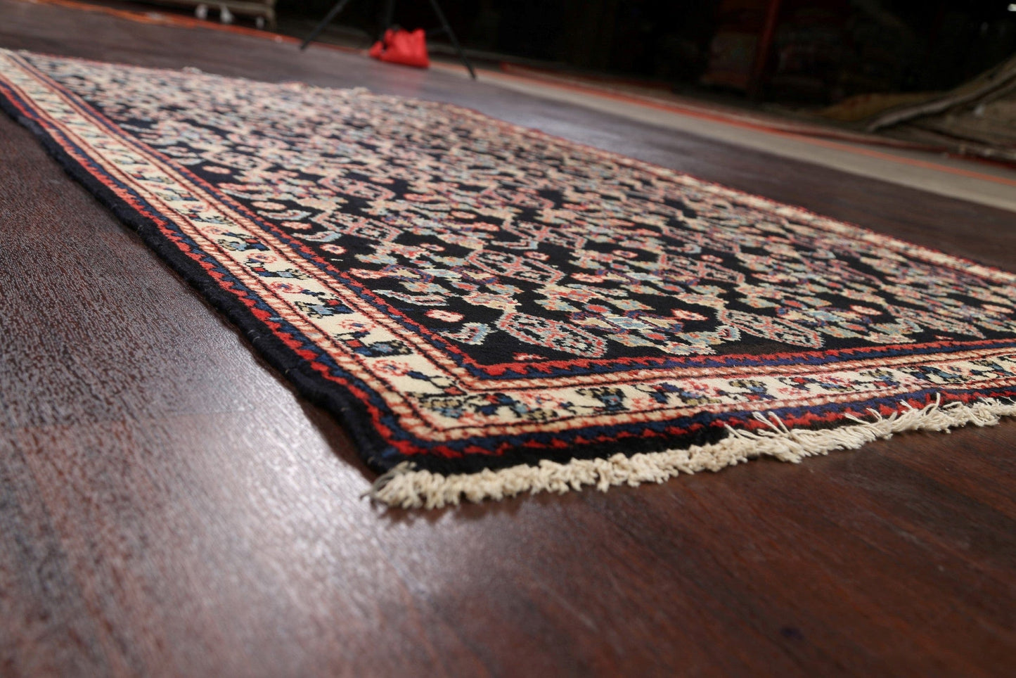 Vegetable Dye Geometric Malayer Persian Area Rug 4x7