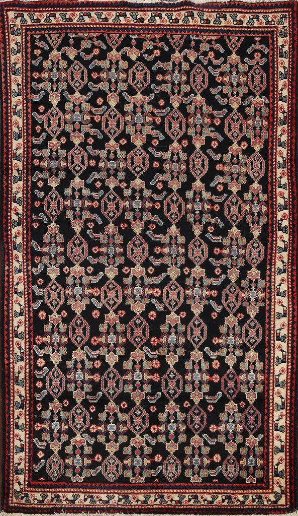 Vegetable Dye Geometric Malayer Persian Area Rug 4x7